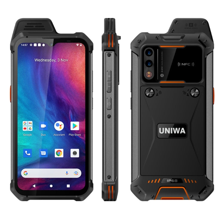 IP68 Waterproof Dustproof Shockproof, 5000mAh Battery, 6.3 inch Android 11 MTK6765 Helio P35 Octa Core up to 2.35GHz, Network: 4G, NFC, OTG, Standard , 4GB+64GB
