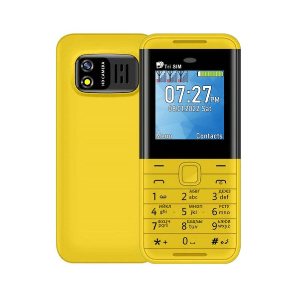 1.33 inch, MTK6261D, 21 Keys, Support Bluetooth, FM, Magic Sound, Auto Call Record, GSM, Triple SIM