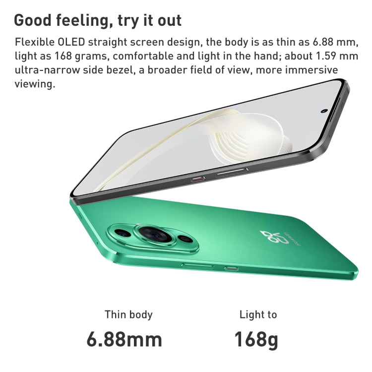 Dual Back Cameras, Screen Fingerprint Identification, 6.7 inch HarmonyOS Qualcomm Snapdragon 778G 4G Octa Core up to 2.4GHz, Network: 4G, OTG, NFC, Not Support Google Play