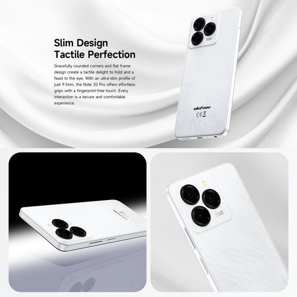 Ulefone Note 20 Pro, 4GB+128GB, Face ID & Side Fingerprint, 6000mAh, 6.75 inch Android 14 Unisoc T606 Octa Core, Network: 4G, Dual SIM, OTG