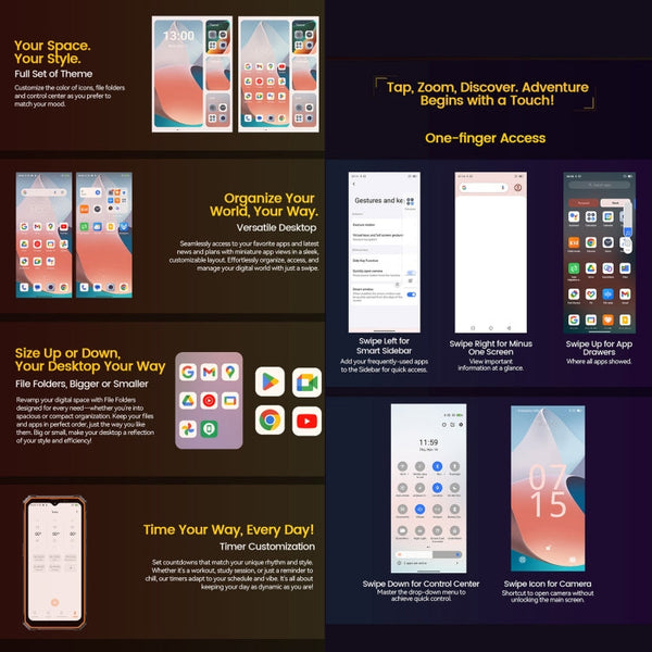 Blackview BV6200 Plus, 8GB+256GB, IP68/IP69K/MIL-STD-810H, 6.56 inch Android 14 Unisoc UMS9230 T606 Octa Core, Network: 4G, OTG, NFC