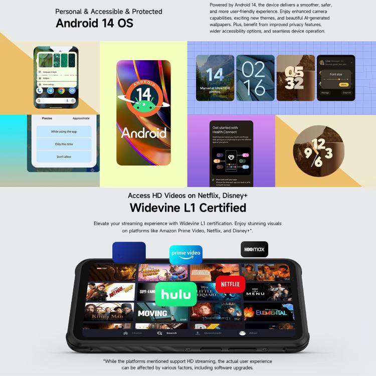 Ulefone Armor X31, 6GB+128GB, Night Vision, IP68/IP69K Rugged Phone, 6.56 inch Android 14 MediaTek Helio G91 Octa Core, Network: 4G, NFC, OTG