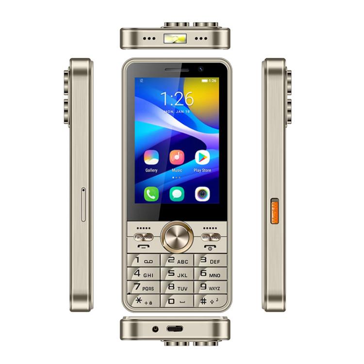 UNIWA A3501 Feature Phone, 2GB+16GB, 3.5 inch Android 8.1 MT6737M Quad Core, Network: 4G, Dual SIM Card