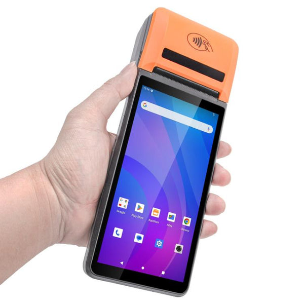 UNIWA V4P Standard Edition, 6 inch NFC Android 13 Smart Handheld POS Phone with Thermal Printer, 3GB+16GB, Unisoc SC9863a Octa Core, Network: 4G, V4P Standard Edition