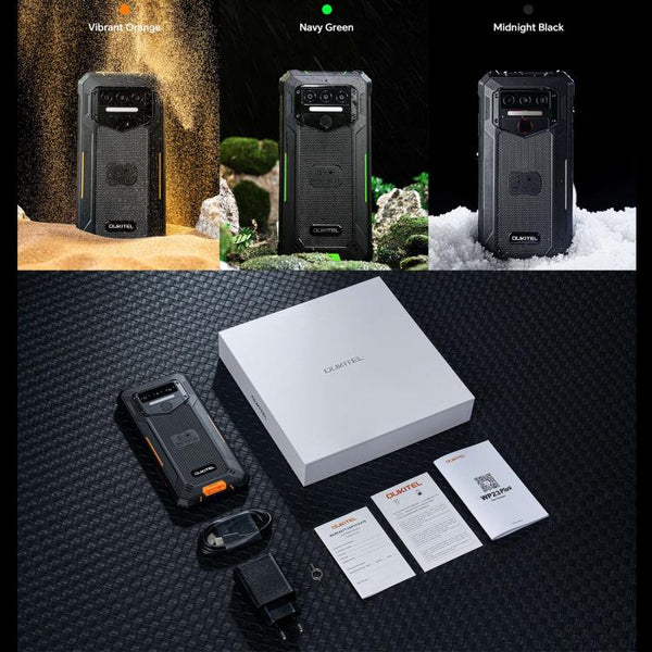Oukitel WP23 Plus Rugged Phone, 8GB+256GB, 6.52 inch Android 14.0Unisoc T606 Octa-core, NFC, OTG, Network: 4G