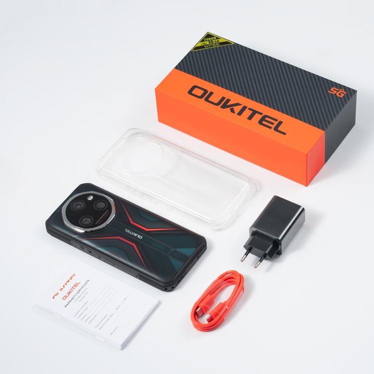 Oukitel WP55 Pro 5G Rugged Phone, 16GB+512GB, 108MP Camera, Fingerprint Identification, 6.6 inch Android 15 MediaTek Dimensity 7025 Octa Core, NFC, OTG, Network: 5G