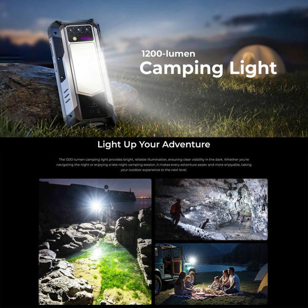 Oukitel WP100 TITAN 5G Projector Rugged Phone, 16GB+512GB, 200MP Camera, Fingerprint Identification, 6.8 inch Android 14 MediaTek Dimensity 7300 Octa Core, NFC, OTG, Network: 5G