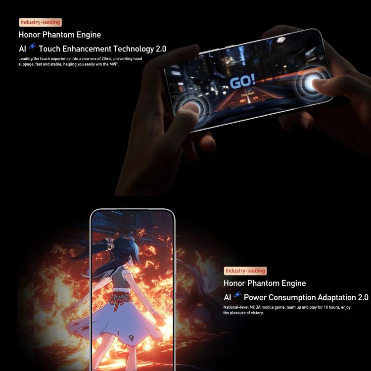 Honor GT Pro, 16GB+512GB, Ultrasonic Fingerprint, 6.78 inch MagicOS 9.0 / Android 15 Snapdragon 8 Elite Octa Core, Network: 5G, NFC, OTG