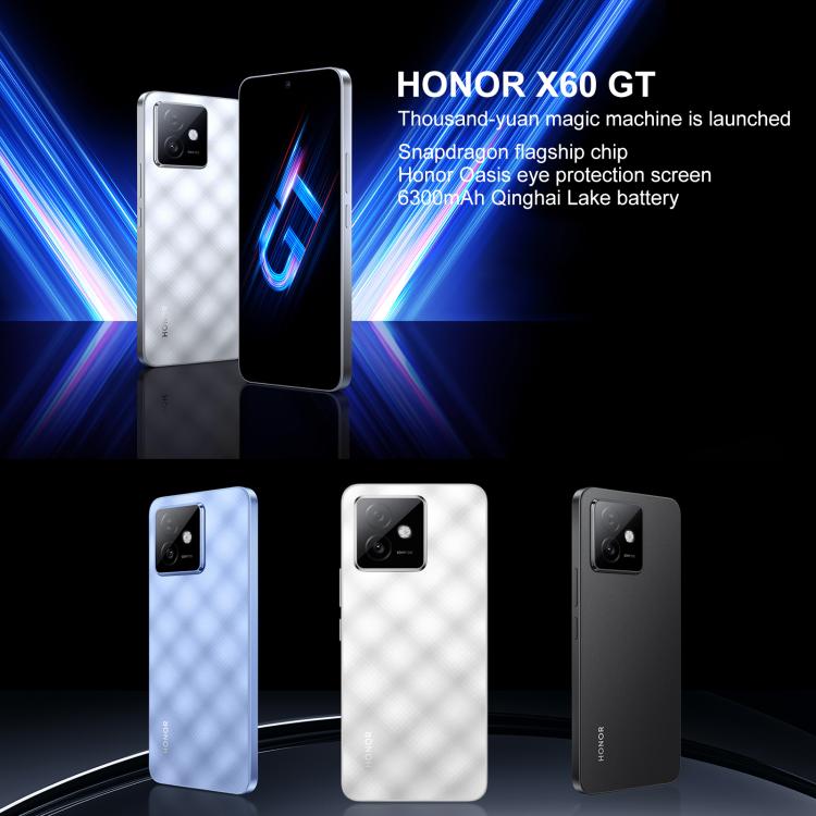 Honor X60 GT, 16GB+512GB, In-screen Fingerprint, 6.7 inch MagicOS 9.0 Android 15.0 Snapdragon 8+ Gen 1 Octa Core, Network: 5G, OTG, NFC