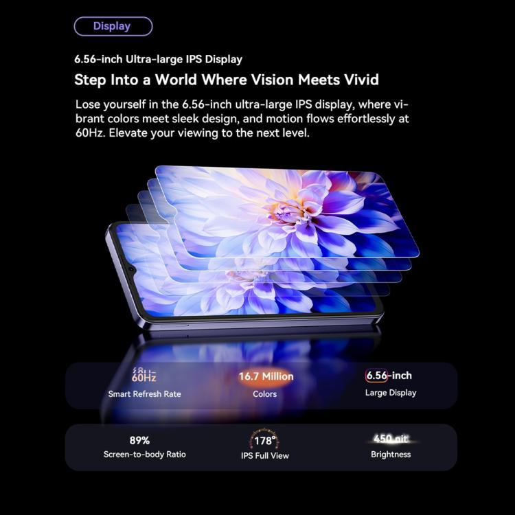 Blackview Oscal FLAT 2C, 2GB+64GB, 6.56 inch Android 14 Unisoc SC9863A T603 Octa Core, Network: 4G