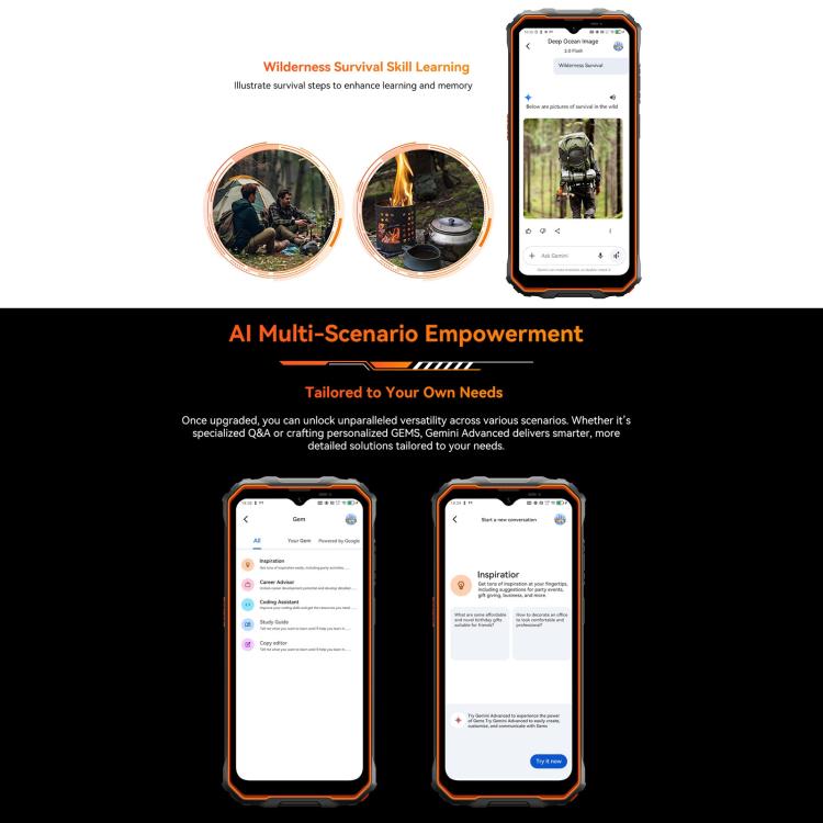 Blackview Oscal Marine 2, 8GB+256GB, 6.56 inch Android 15 Unisoc UMS9230E T615 Octa Core, Network: 4G, OTG, NFC
