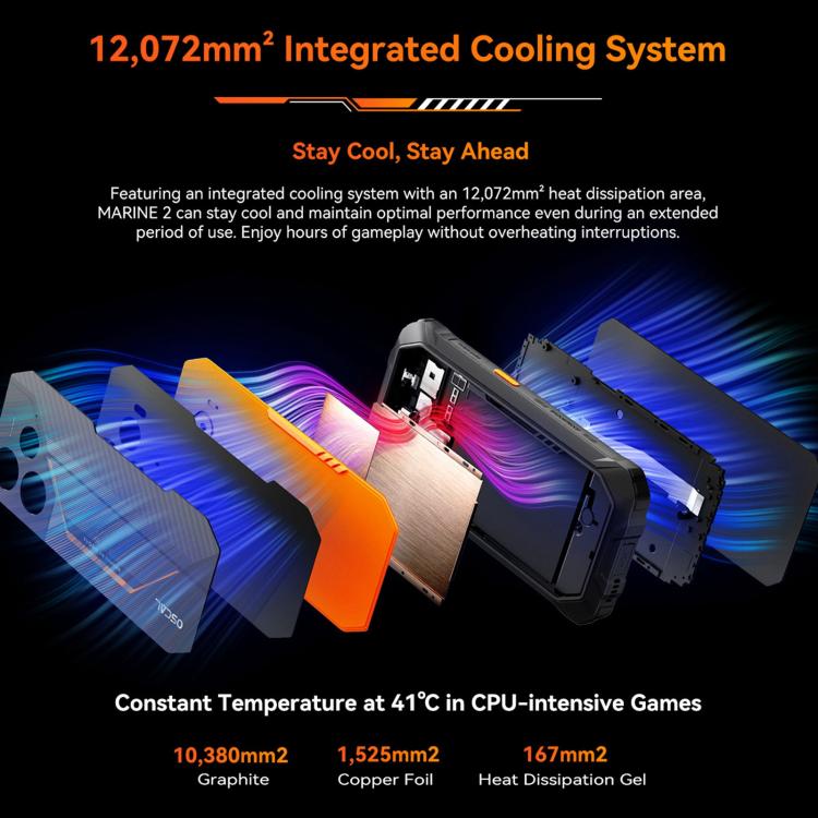 Blackview Oscal Marine 2, 8GB+256GB, 6.56 inch Android 15 Unisoc UMS9230E T615 Octa Core, Network: 4G, OTG, NFC