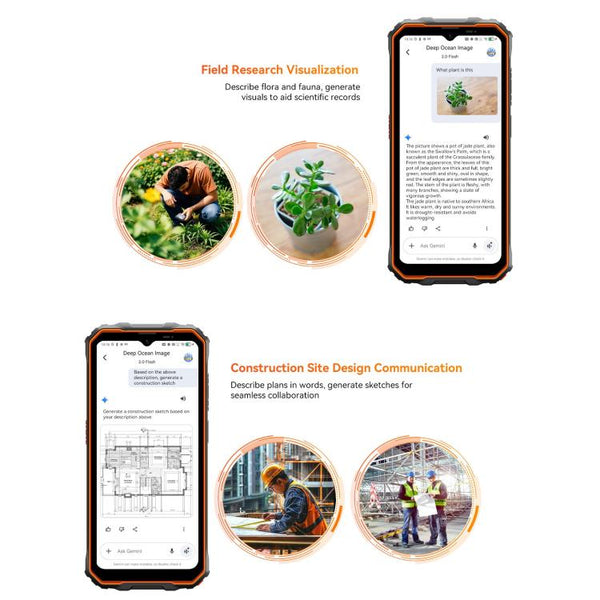 Blackview Oscal Marine 2, 8GB+256GB, 6.56 inch Android 15 Unisoc UMS9230E T615 Octa Core, Network: 4G, OTG, NFC