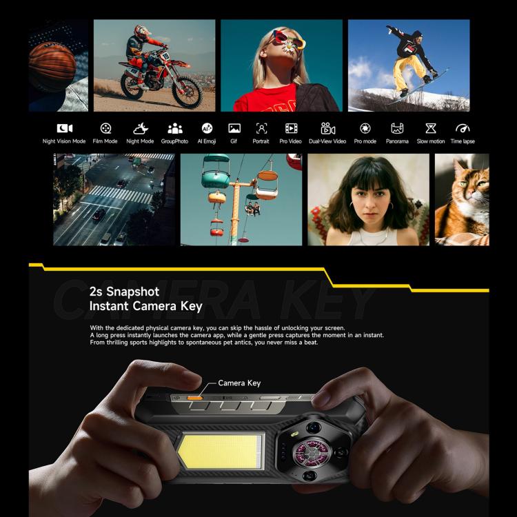 Ulefone Armor 30, 12GB+512GB, Night Vision, IP68/IP69K Rugged Phone, 6.95 inch Android 15 MediaTek Helio G100 Octa Core, Network: 4G, NFC, OTG