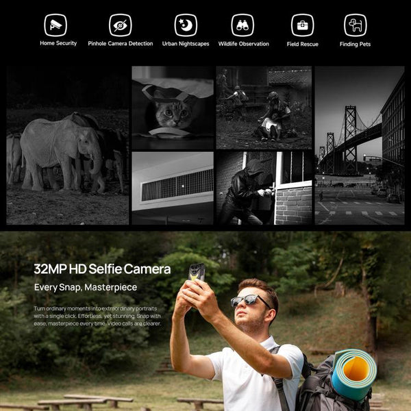 Ulefone Armor 34 Pro, 16GB+512GB, Night Vision, IP68/IP69K Rugged Phone, 6.95 inch Android 15 MediaTek Dimensity 7300 Octa Core, Network: 5G, NFC, OTG