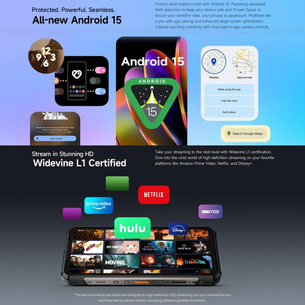 Ulefone Armor 34 Pro, 16GB+512GB, Night Vision, IP68/IP69K Rugged Phone, 6.95 inch Android 15 MediaTek Dimensity 7300 Octa Core, Network: 5G, NFC, OTG