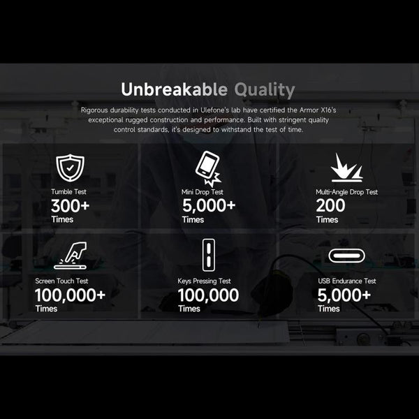 Ulefone Armor X16, 6GB+128GB, Night Vision, IP68/IP69K Rugged Phone, 6.56 inch Android 15 MediaTek Helio G91 Octa Core, Network: 4G, NFC, OTG