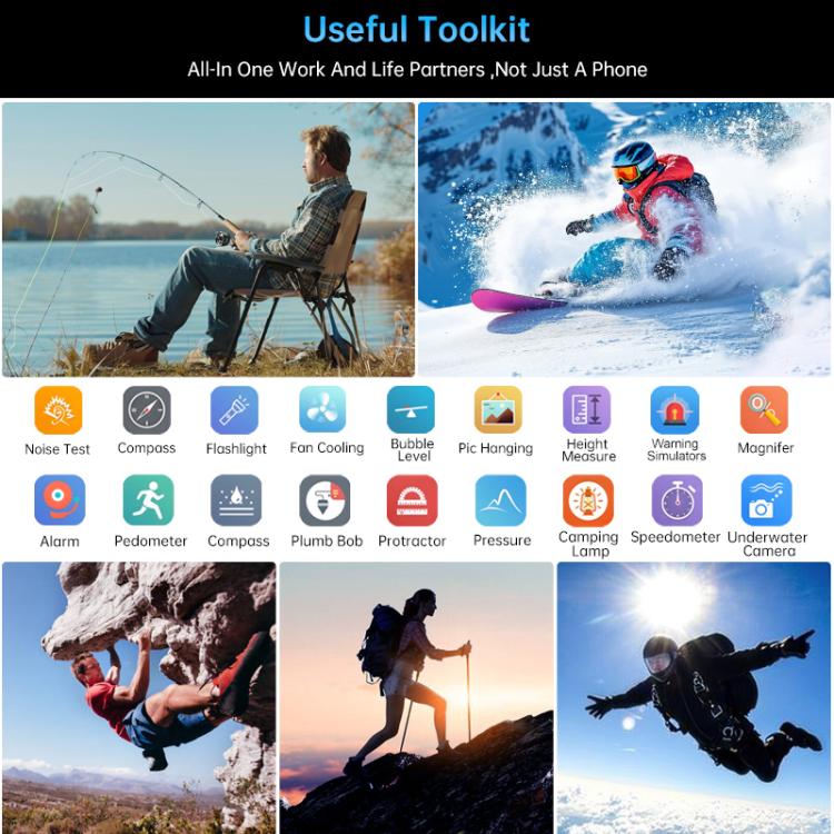 Unihertz Tank 4 Pro Projector Rugged Phone, 18GB+1TB, Night Vision, 6.73 inch Android 13 Dimensity 8300 Octa Core, Network: 5G, NFC