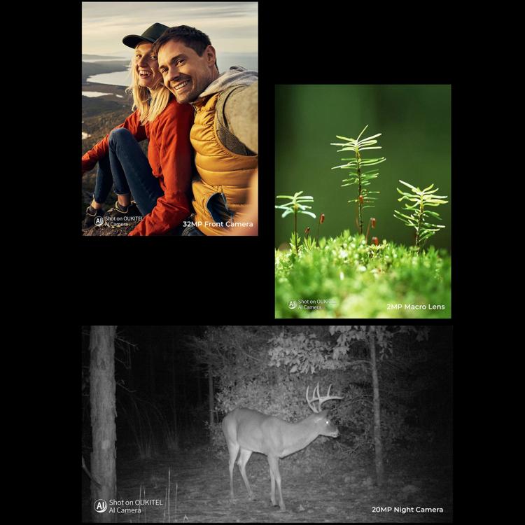 Oukitel WP100 Laser Rangefinder Rugged Phone, 12GB+512GB, 200MP Camera, Fingerprint Identification, 6.8 inch Android 14 MediaTek Dimensity 7300 Octa Core, NFC, OTG, Network: 5G