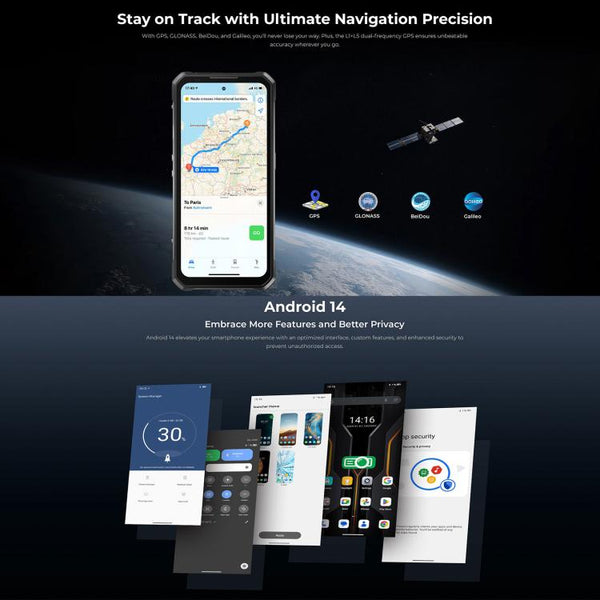 Oukitel WP100 Laser Rangefinder Rugged Phone, 12GB+512GB, 200MP Camera, Fingerprint Identification, 6.8 inch Android 14 MediaTek Dimensity 7300 Octa Core, NFC, OTG, Network: 5G