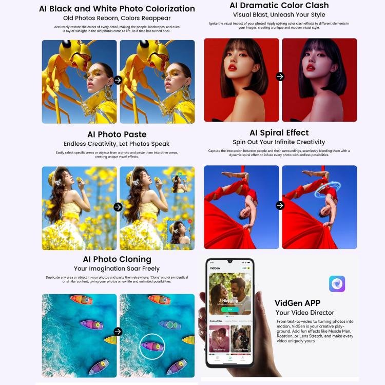 Blackview WAVE 9C, 4GB+64GB, 6.56 inch Android 15 Unisoc T603 SC9863A Octa Core, Network: 4G, OTG