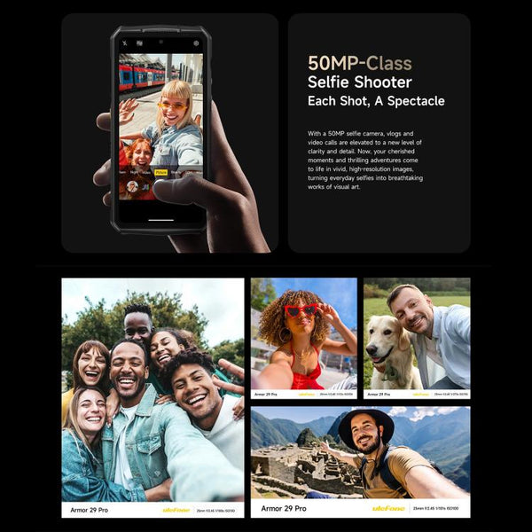 Ulefone Armor 29 Pro Thermal Version Rugged Phone, 16GB+512GB, Night Vision, 6.67 inch + 1.04 inch Android 15 MediaTek Dimensity 7400 Octa Core, Network: 5G, OTG, NFC
