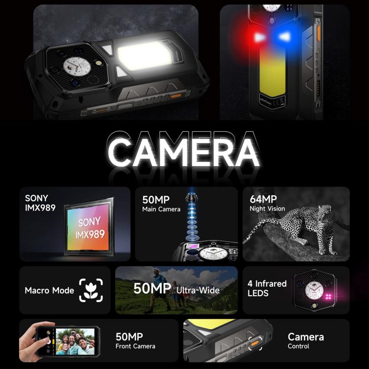 Ulefone Armor 29 Pro Rugged Phone, 16GB+512GB, Night Vision, 6.67 inch + 1.04 inch Android 15 MediaTek Dimensity 7400 Octa Core, Network: 5G, OTG, NFC