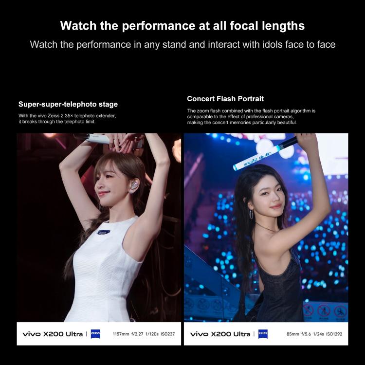 vivo X200 Ultra, 12GB+256GB, Face ID / 3D Ultrasonic Fingerprint, 6.82 inch OriginOS 5 / Android 15 Snapdragon 8 Elite Octa Core, OTG, NFC, Network: 5G, Support Google Play