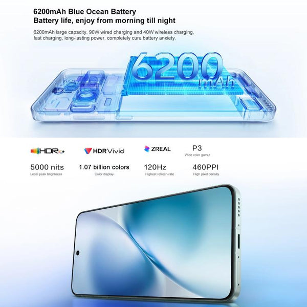 vivo X200s, 12GB+512GB, Face ID / 3D Ultrasonic Fingerprint, 6.67 inch OriginOS 5 / Android 15 Dimensity 9400+ Octa Core, OTG, NFC, Network: 5G, Support Google Play