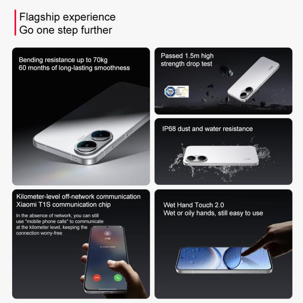 Xiaomi REDMI Turbo 4 Pro, 16GB+512GB, 6.83 inch Xiaomi HyperOS 2 Snapdragon 8s Gen 4 Octa Core, NFC, Network: 5G