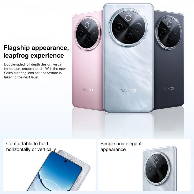 vivo Y300 Pro+, 8GB+256GB, Face ID / Screen Fingerprint, 6.77 inch Android 15 OriginOS 5 Snapdragon 7s Gen 3 Octa Core, OTG, NFC, Network: 5G