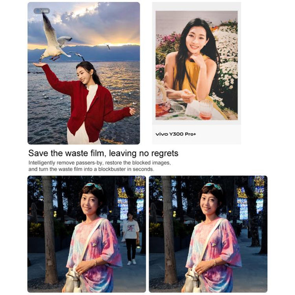 vivo Y300 Pro+, 8GB+256GB, Face ID / Screen Fingerprint, 6.77 inch Android 15 OriginOS 5 Snapdragon 7s Gen 3 Octa Core, OTG, NFC, Network: 5G