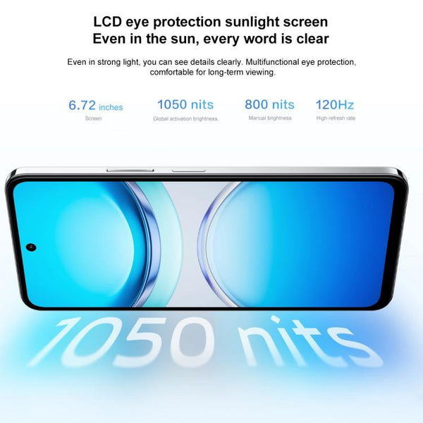 vivo Y300t, 12GB +512GB, Face ID / Side Fingerprint,  6.72 inch Android 15 OriginOS 5 Dimensity 7300 Octa Core, OTG, NFC, Network: 5G