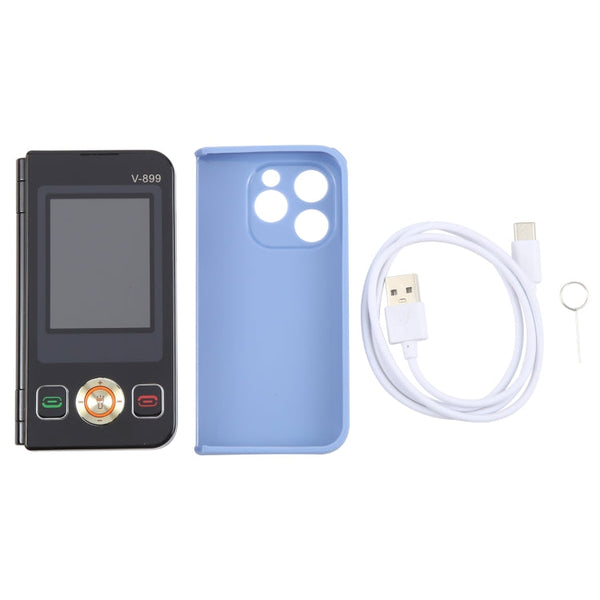 SOYES V-899, 32MB+64MB, 2.4 inch + 2.8 inch Display MTK6261D CPU, BT 3.0, Network: 2G, Dual SIM