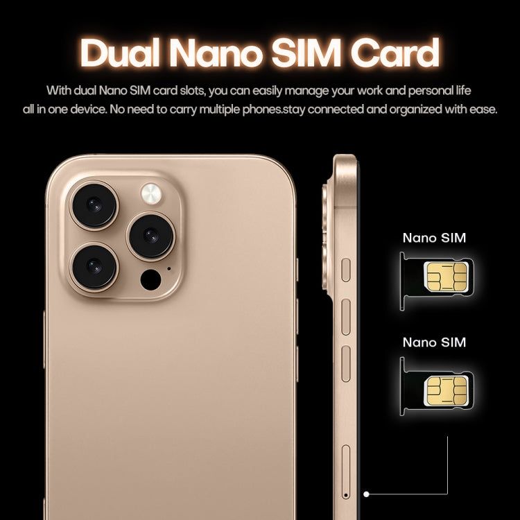 i16 Pro Max / A08A, 3GB+64GB, 6.73 inch Screen, Face Identification, Android 8.1 MTK6753 Octa Core, Network: 4G, Dual SIM, US Plug, i16 Pro Max / A08A, US Plug