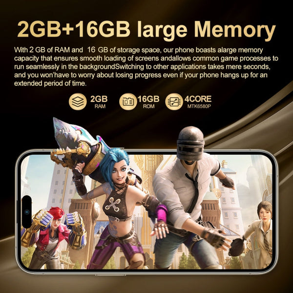 i16 Pro Max / Q5, 2GB+16GB, 6.5 inch Screen, Face Identification, Android 8.1 MTK6580P Quad Core, Network: 3G, Dual SIM, AU Plug, i16 Pro Max / Q5, AU Plug