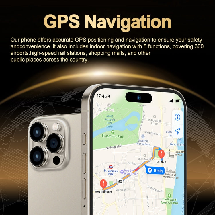 i16 Pro Max / Q5A, 6GB+128GB, 6.5 inch Screen, Face Identification, Android 10 MTK6762 Octa Core, OTG, NFC, Network: 4G, Dual SIM, AU Plug, i16 Pro Max / Q5A, AU Plug