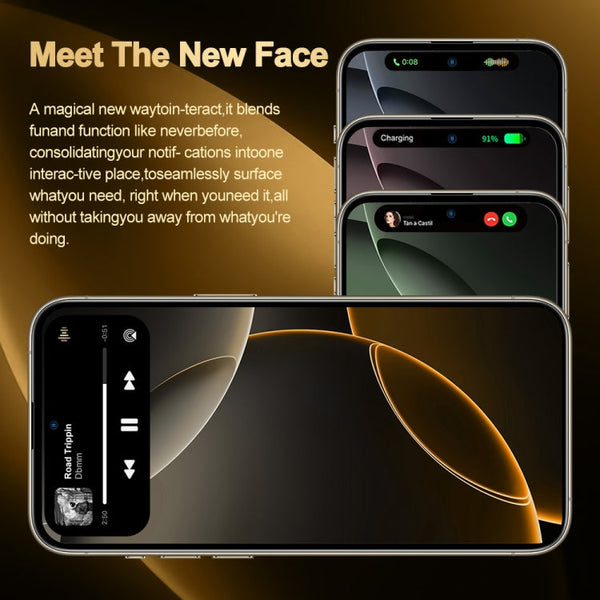 i16 Pro Max / Q5A, 6GB+128GB, 6.5 inch Screen, Face Identification, Android 10 MTK6762 Octa Core, OTG, NFC, Network: 4G, Dual SIM, EU Plug