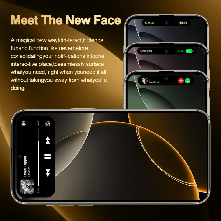 i16 Pro Max / Q5A, 6GB+128GB, 6.5 inch Screen, Face Identification, Android 10 MTK6762 Octa Core, OTG, NFC, Network: 4G, Dual SIM, US Plug, i16 Pro Max / Q5A, US Plug