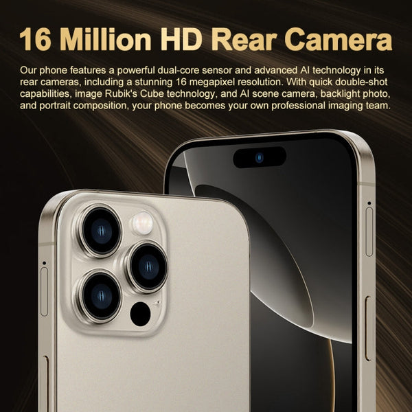 i16 Pro Max / Q5A, 6GB+128GB, 6.5 inch Screen, Face Identification, Android 10 MTK6762 Octa Core, OTG, NFC, Network: 4G, Dual SIM, US Plug, i16 Pro Max / Q5A, US Plug