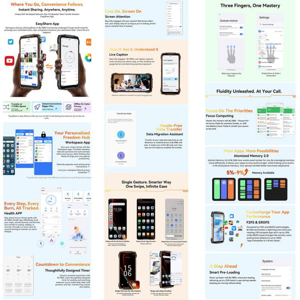 Blackview BL7000 Rugged Phone, 8GB+256GB, 6.78 inch Android 15 MediaTek Dimensity 6300 Octa Core, Network: 5G, NFC, OTG