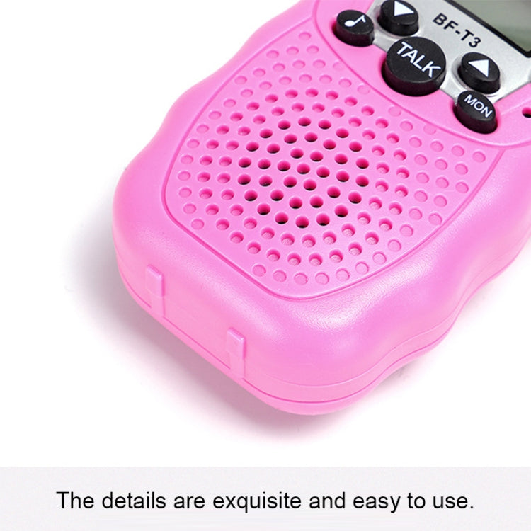 2 PCS BaoFeng BF-T3 1W Children Single Band Radio Handheld Walkie Talkie with Monitor Function, US Plug, BF-T3 US Plug