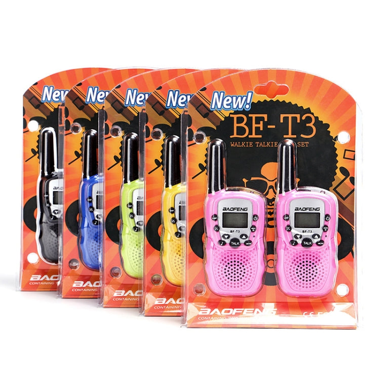 2 PCS BaoFeng BF-T3 1W Children Single Band Radio Handheld Walkie Talkie with Monitor Function, US Plug, BF-T3 US Plug