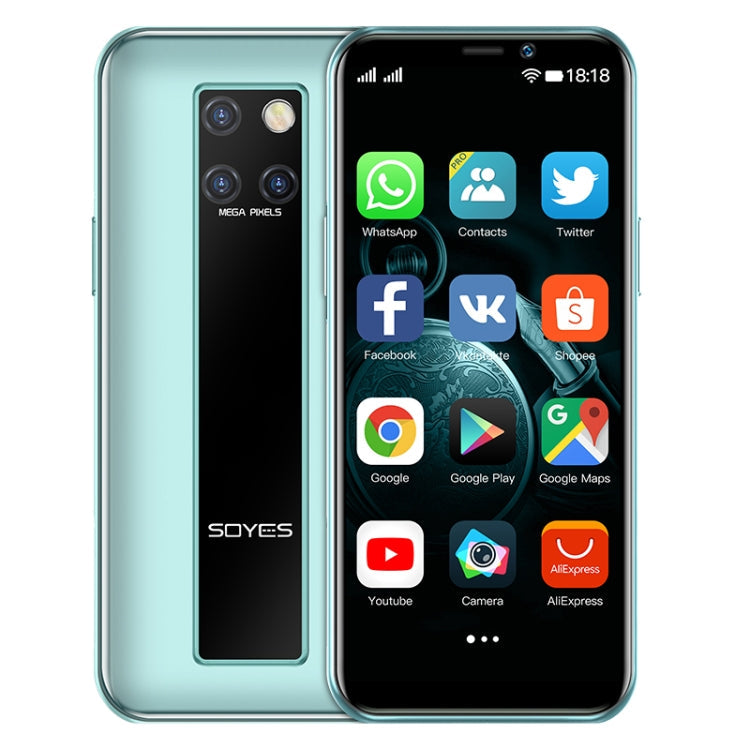Face Identification, 3.46 inch Android 9.0 MTK6739CW Quad Core up to 1.28GHz, Dual SIM, Bluetooth, WiFi, GPS, Network: 4G