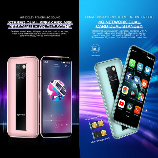 Face Identification, 3.46 inch Android 9.0 MTK6739CW Quad Core up to 1.28GHz, Dual SIM, Bluetooth, WiFi, GPS, Network: 4G