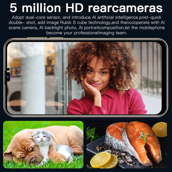 Face Identification, Android 6.0 Spreadtrum 7731G Quad Core, Network: 3G, Dual SIM, i14 Pro Max N85 1GB+16GB