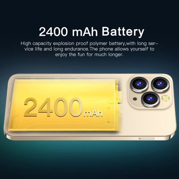 Face Identification, Android 10 MTK6737 Quad Core, Network: 4G, i14 Pro Max N86 2GB+16GB