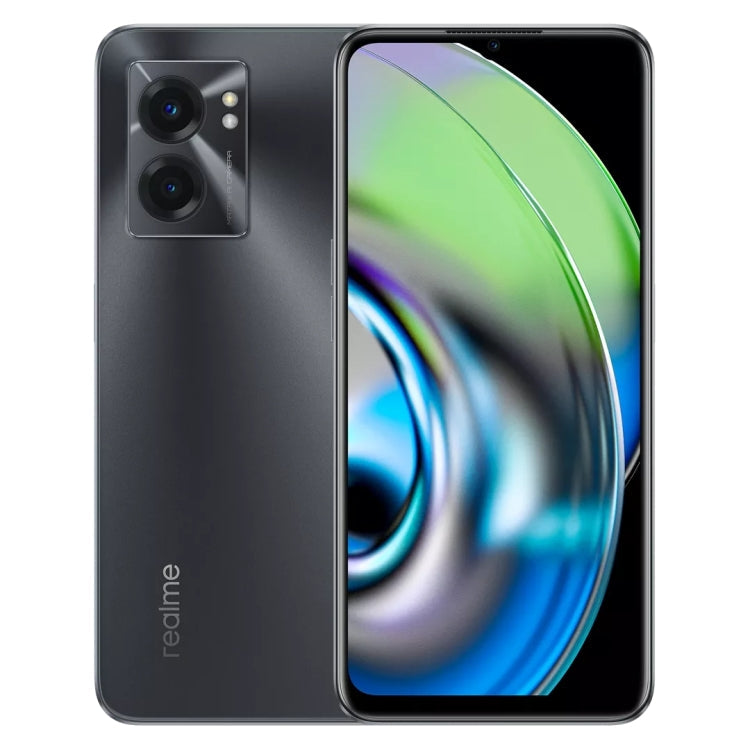 Dual Back Cameras, Side Fingerprint Identification, 5000mAh Battery, 6.58 inch Realme UI 3.0 / Android 12 MediaTek Dimensity 810 Octa Core up to 2.4GHz, Network: 5G, Support Google Play