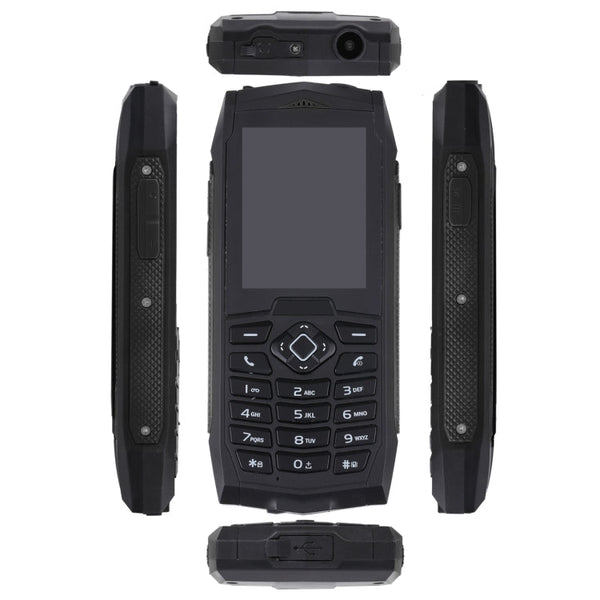 IP68 Waterproof Dustproof Shockproof, 2.4 inch, MTK6261D, 2000mAh Battery, SOS, FM, Dual SIM