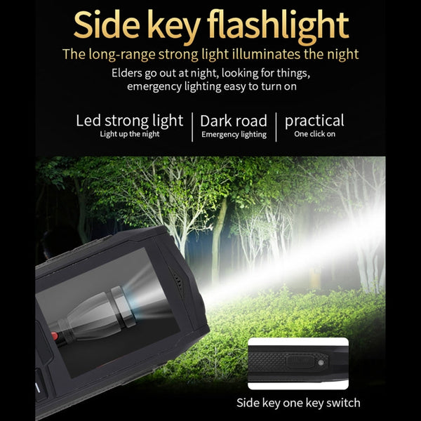 IP68 Waterproof Dustproof Shockproof, 2.4 inch, MTK6261D, 2000mAh Battery, SOS, FM, Dual SIM